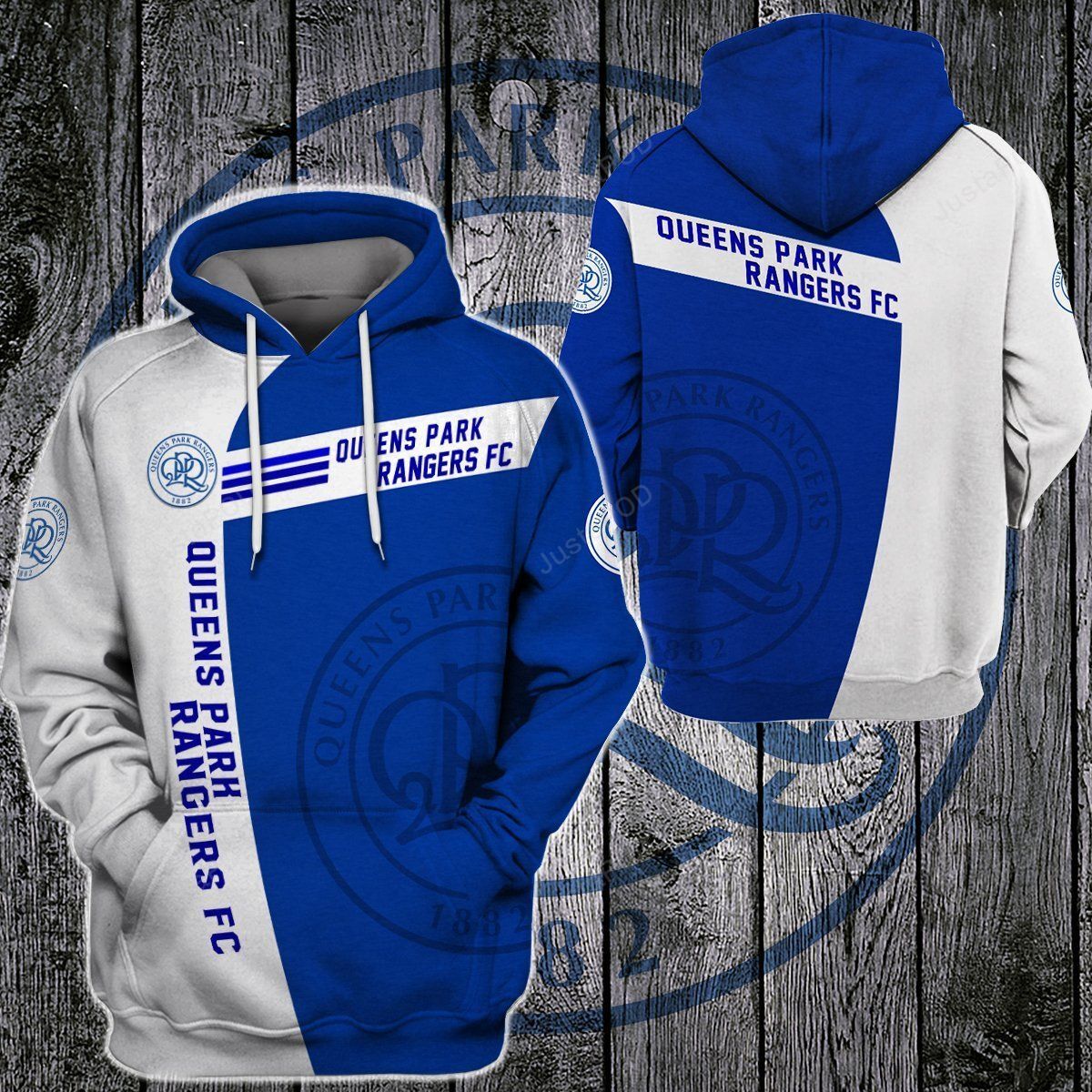 Queens Park Rangers Fc 3d All Over Print Hoodie Zip-up Hoodie