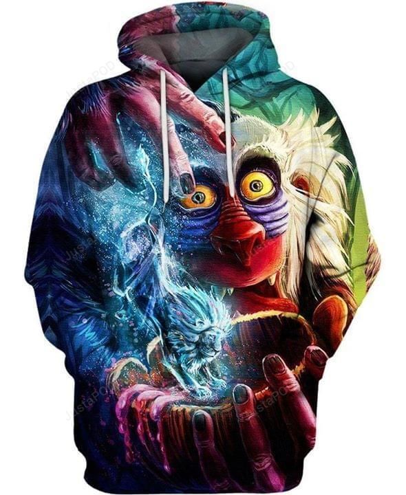 Rafiki Cast Spell Lion Spirit Drink Lion King 3d All Over Print Hoodie Zip-up Hoodie