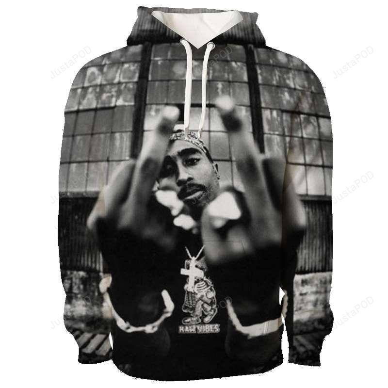 Rapper Tupac For Unisex 3d All Over Print Hoodie Zip-up Hoodie