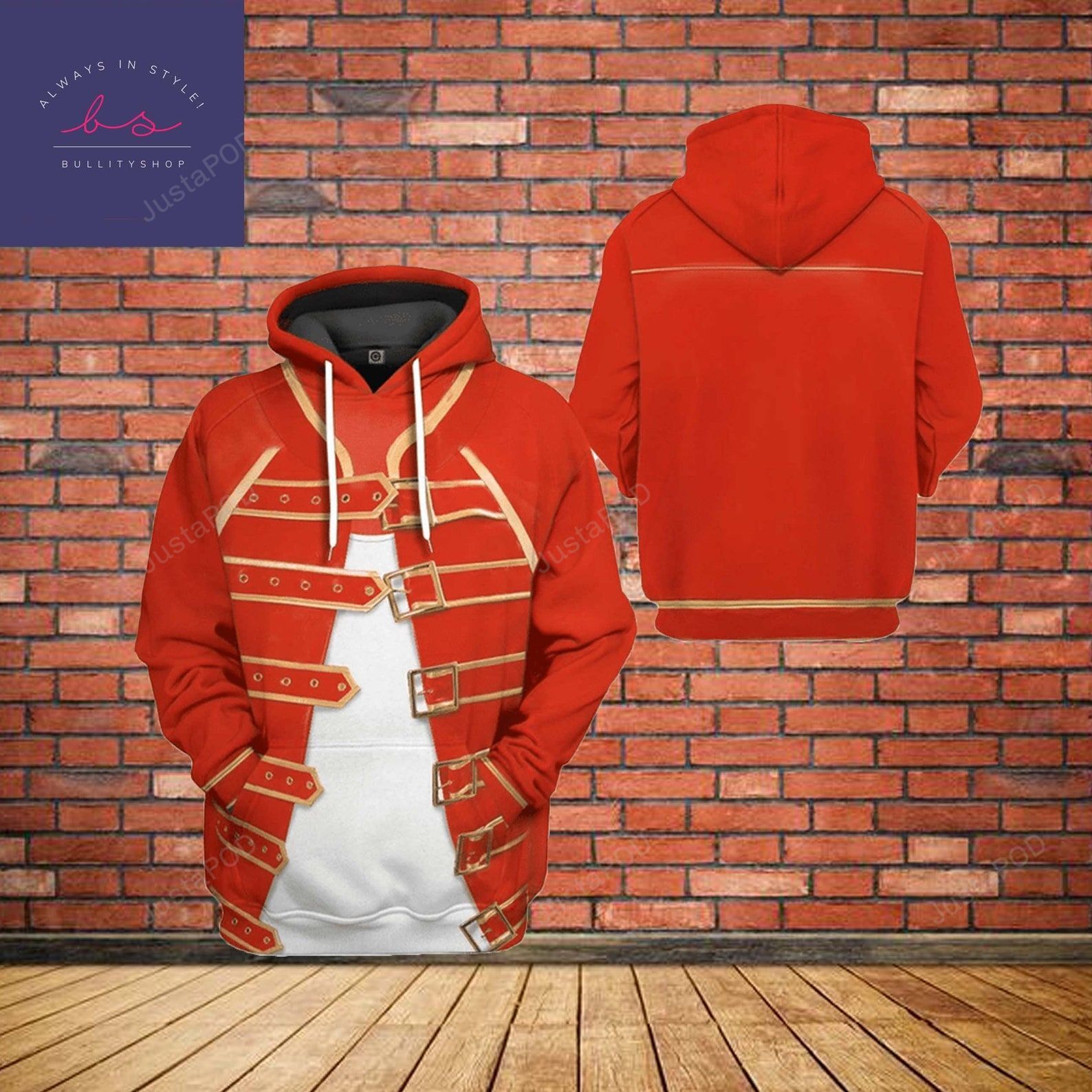 Red Freddie Mercury For Unisex 3d All Over Print Hoodie Zip-up Hoodie