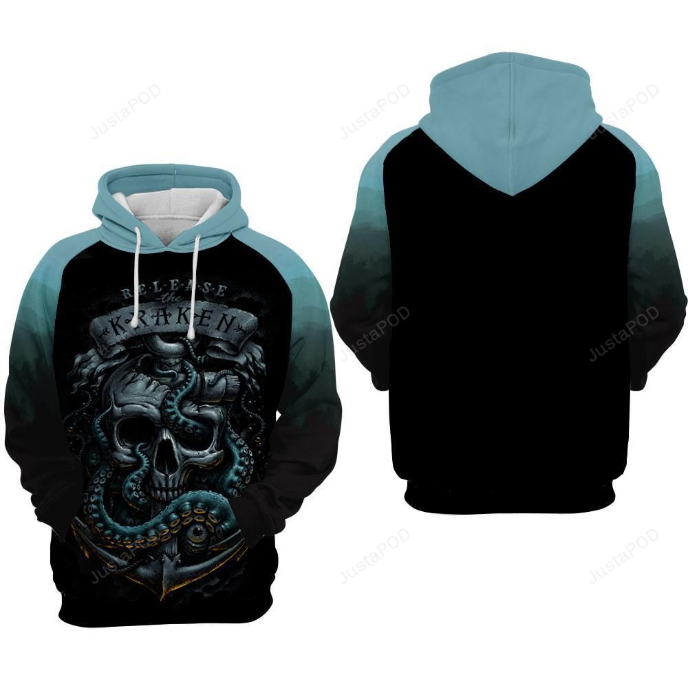 Release The Kraken 3d All Over Print Hoodie Zip-up Hoodie