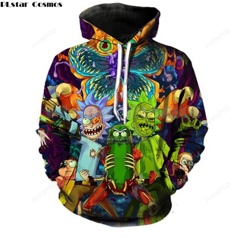 Rick And Morty 3d All Over Print Hoodie Zip-up Hoodie-trungten-0dzcl