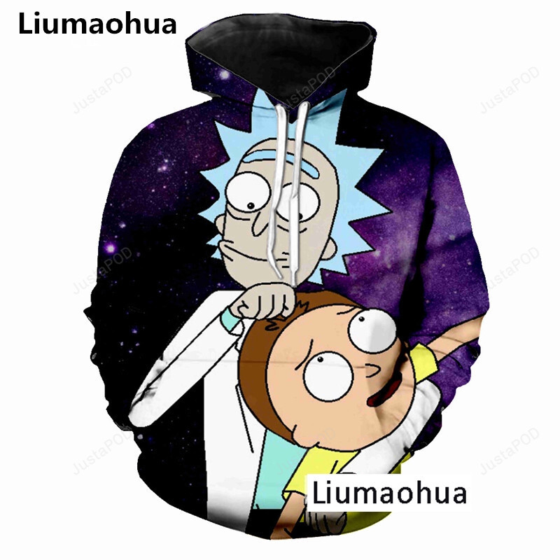 Rick And Morty 3d All Over Print Hoodie Zip-up Hoodie-trungten-gvq4i