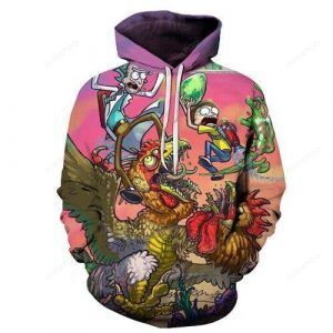 Rick And Morty 3d All Over Print Hoodie Zip-up Hoodie-trungten-nihcz