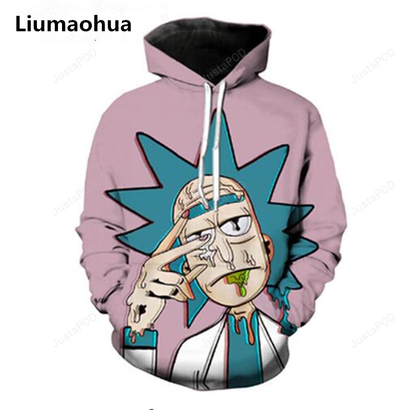 Rick And Morty 3d All Over Print Hoodie Zip-up Hoodie-trungten-yfzrk