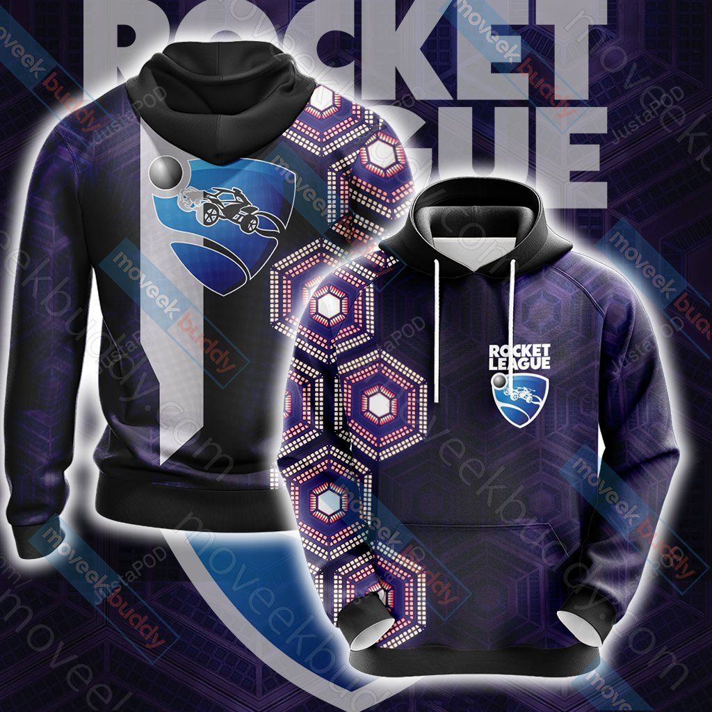 Rocket League 3d All Over Print Hoodie Zip-up Hoodie