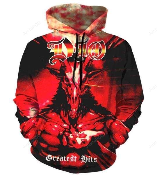 Ronnie James Dio Music 3d All Over Print Hoodie Zip-up Hoodie