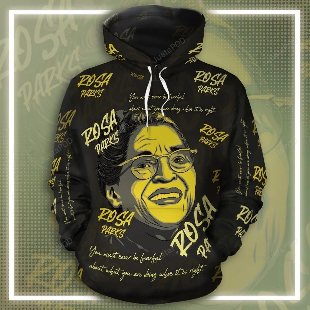 Rosa Parks 3d All Over Print Hoodie Zip-up Hoodie