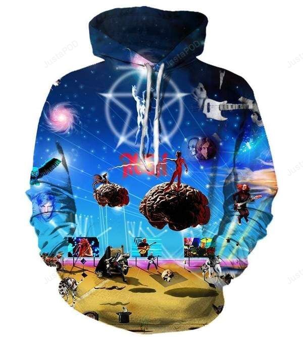 Rush 3d All Over Print Hoodie Zip-up Hoodie