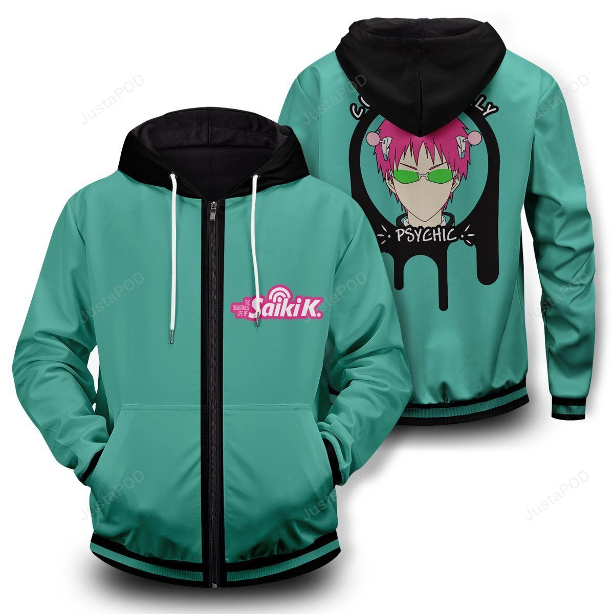 Saiki Kusuo Unisex 3d All Over Print Hoodie Zip-up Hoodie