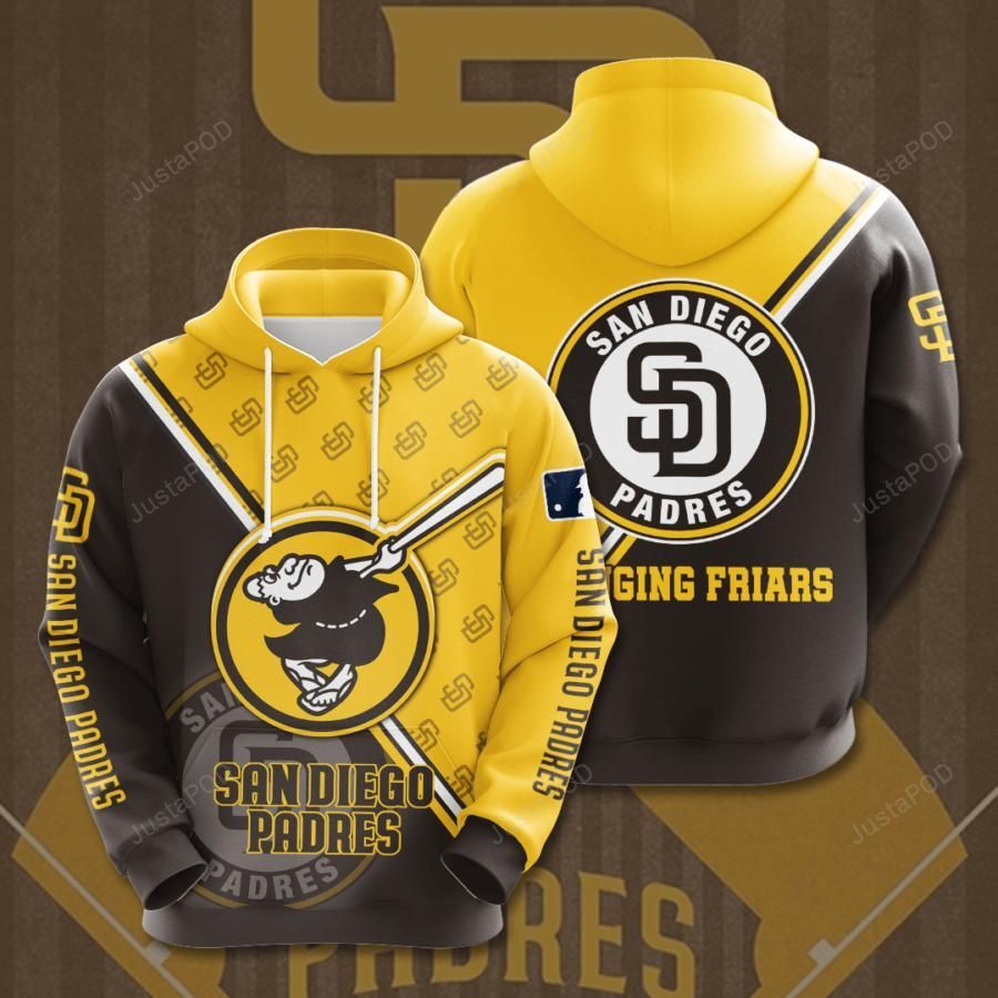 San Diego Padres 3d All Over Print Hoodie Zip-up Hoodie-trungten-2pkrb