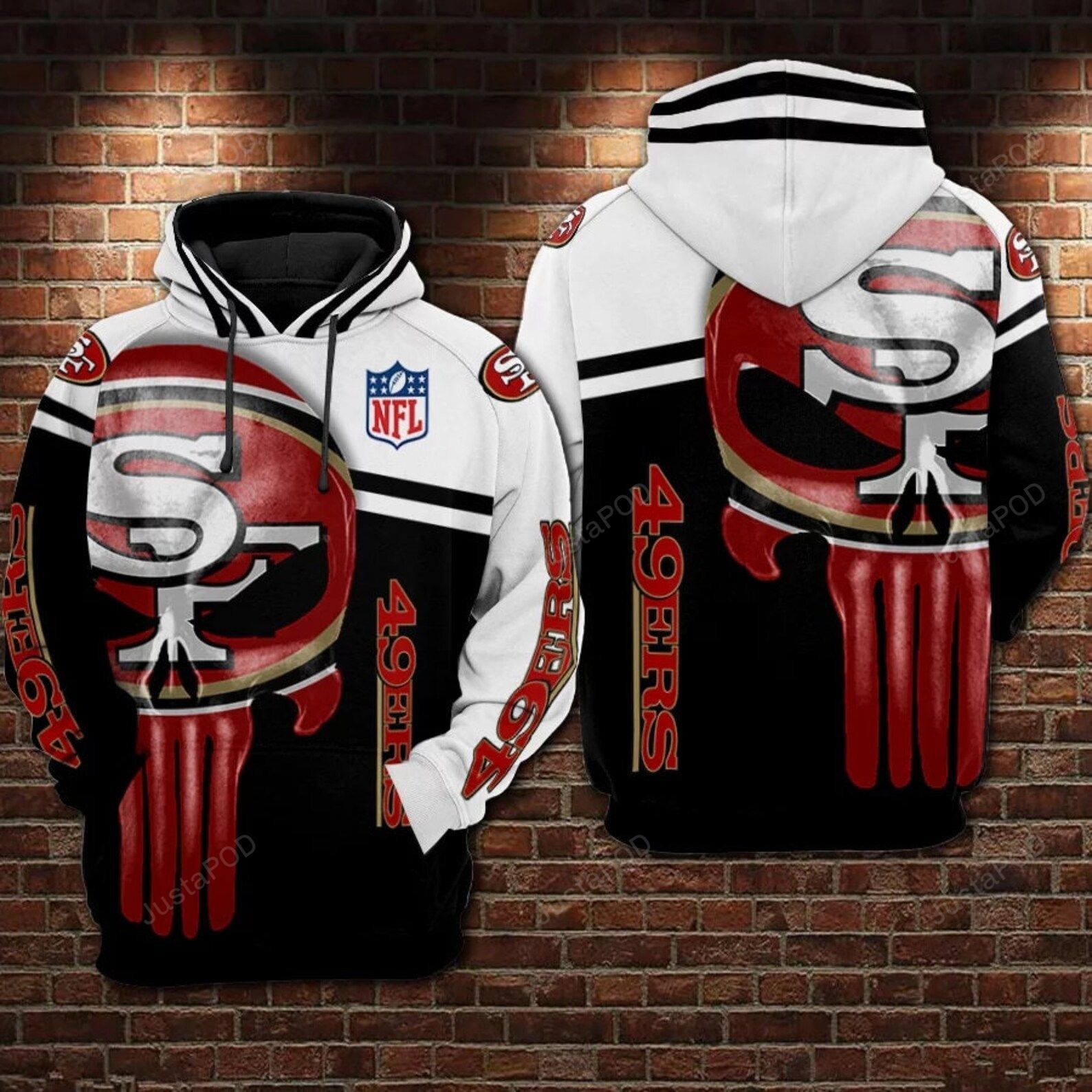 San Francisco 49ers American Football Team Nfl 3d All Over Print Hoodie Zip-up Hoodie-trungten-7dfwu