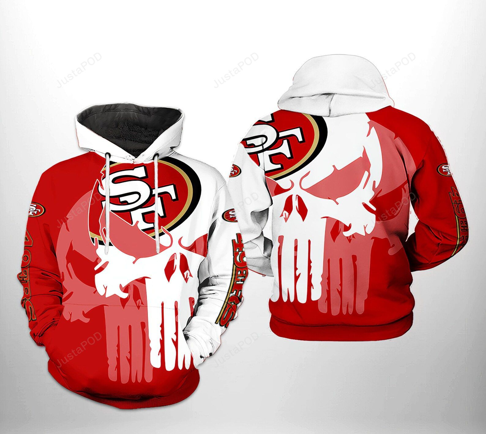 San Francisco 49ers American Football Team Nfl 3d All Over Print Hoodie Zip-up Hoodie-trungten-9cda6