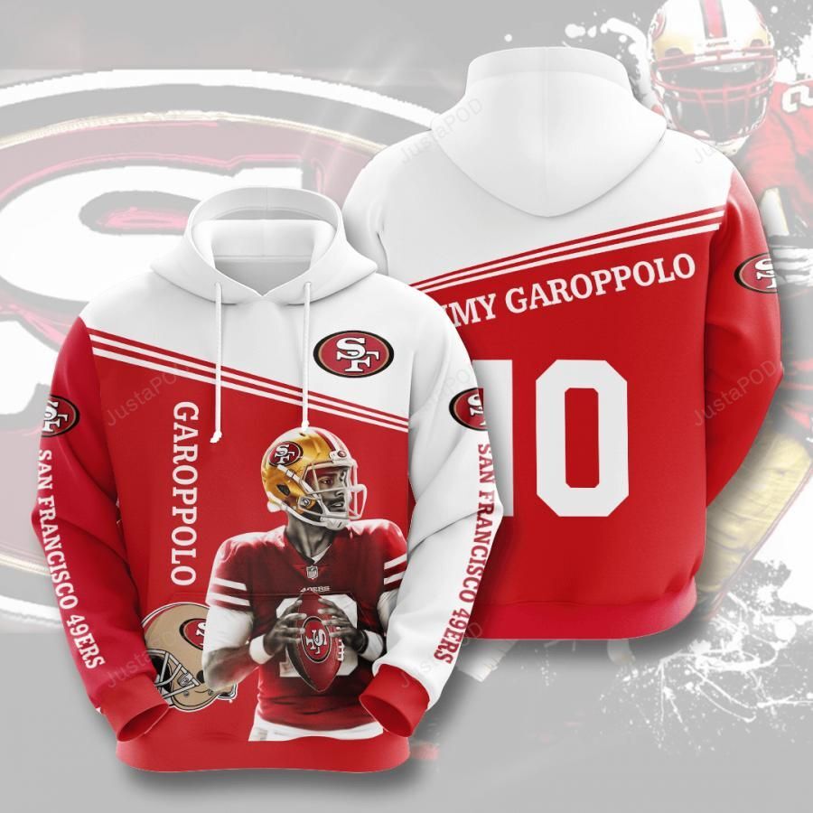 San Francisco 49ers Garoppolo Limited Edition Full 3d All Over Print Hoodie Unisex Sizes S-5xl