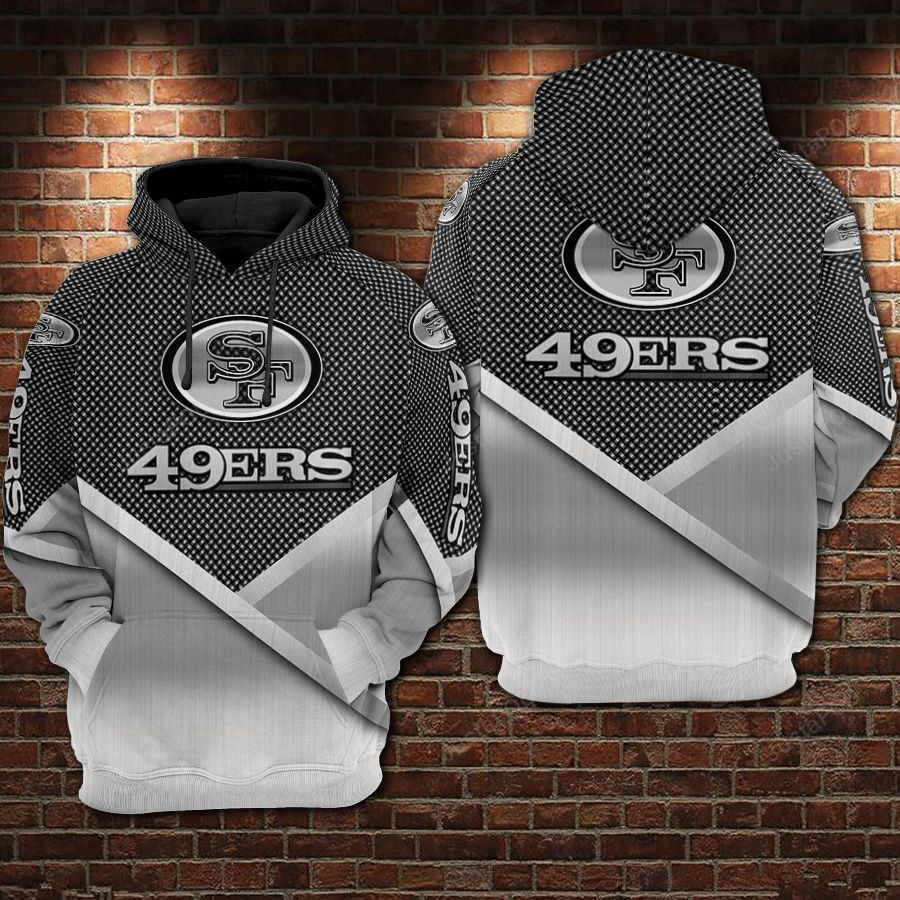 San Francisco 49ers Nfl Football Gray 3d Hoodie For Men For Women San Francisco 49ers All Over Printed Hoodie San Francisco 49ers 3d Shirt