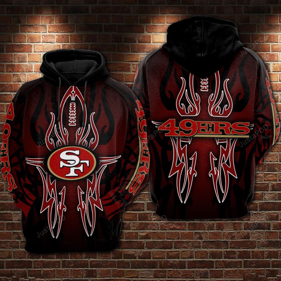 San Francisco 49ers Nfl Football Pattern 3d Hoodie For Men For Women San Francisco 49ers All Over Printed Hoodie San Francisco 49ers 3d Shirt