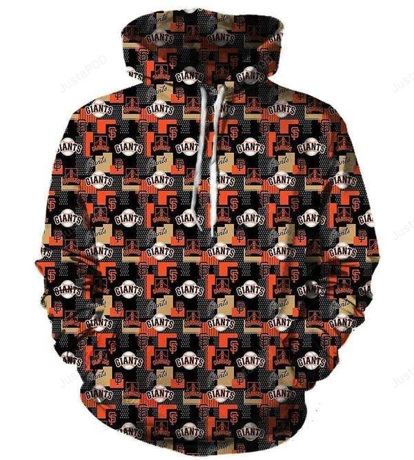 San Francisco Giants 3d All Over Print Hoodie Zip-up Hoodie-trungten-ajlh7