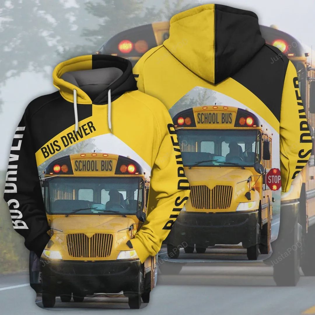 School Bus Driver 3d All Over Print Hoodie Zip-up Hoodie