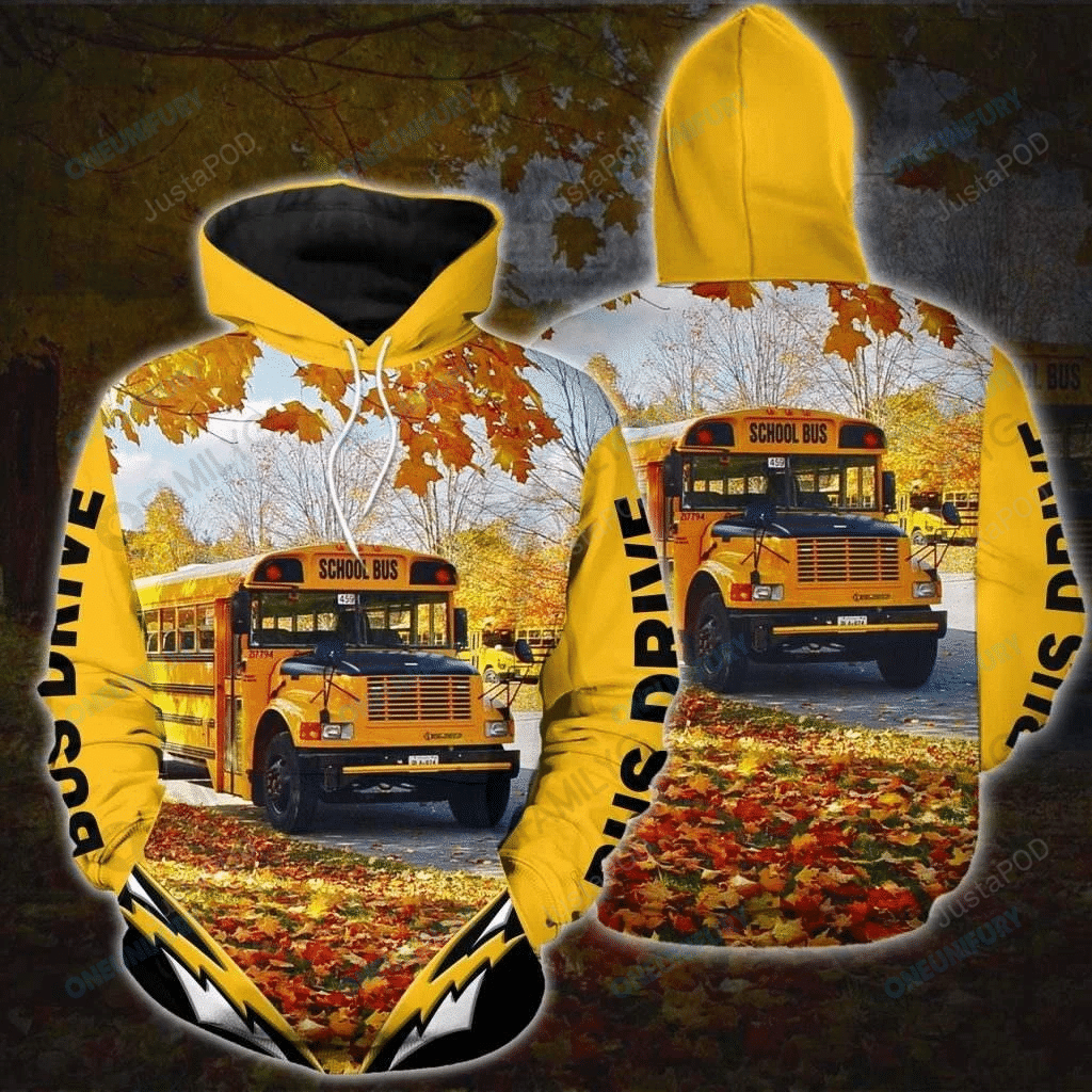 School Bus Driver 3d All Over Print Hoodie Zip-up Hoodie