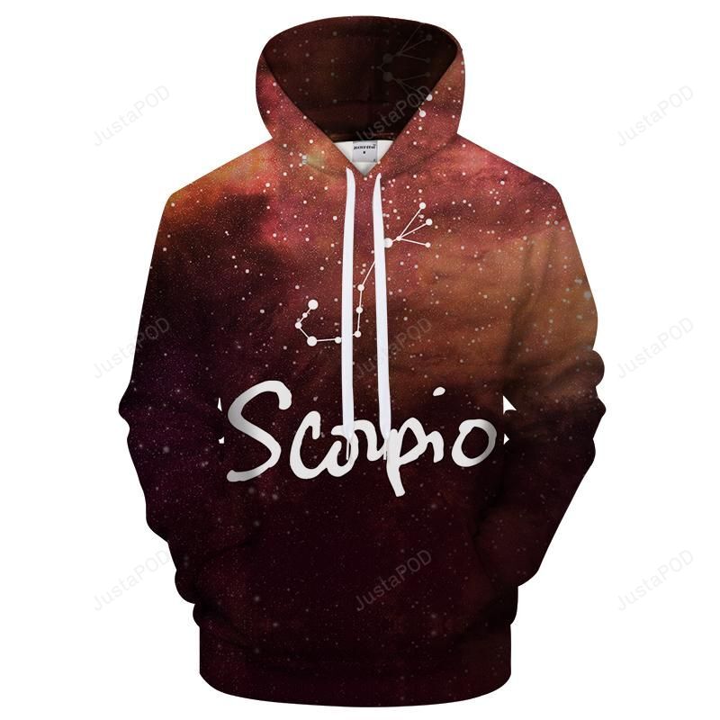 Scorpio Oct 24 To Nov 22 3d All Over Print Hoodie Zip-up Hoodie