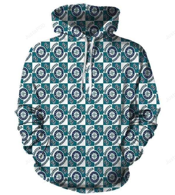 Seattle Mariners 3d All Over Print Hoodie Zip-up Hoodie