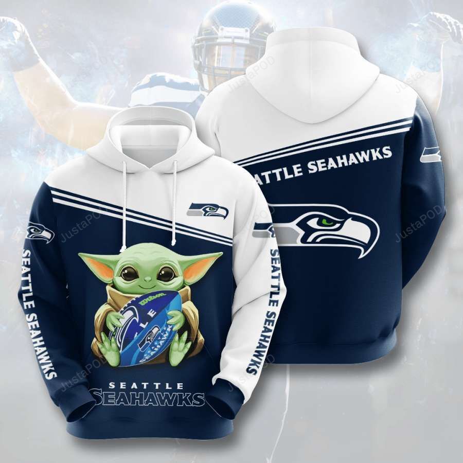 Seattle Seahawks 3d All Over Print Hoodie Zip-up Hoodie-trungten-08t8r