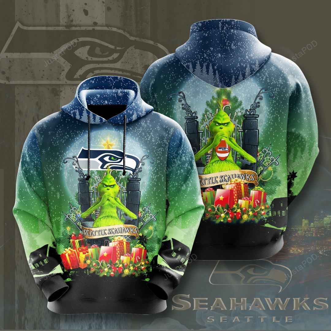 Seattle Seahawks 3d All Over Print Hoodie Zip-up Hoodie-trungten-72fom