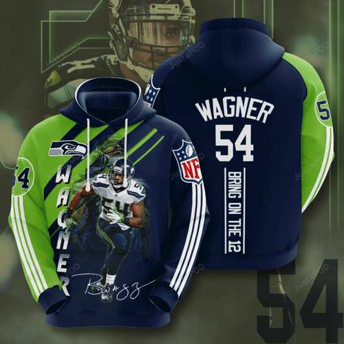 Seattle Seahawks Bobby Wagner 3d Hoodie For Men For Women All Over Printed Hoodie