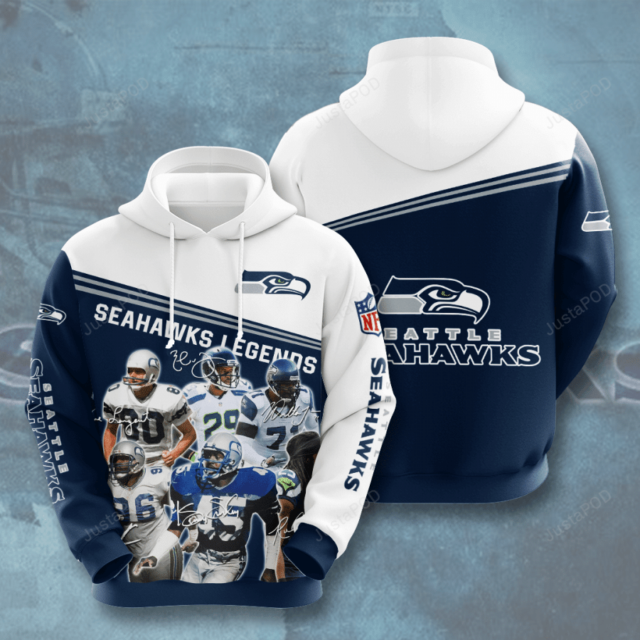 Seattle Seahawks Legends Men And Women 3d Hoodie Seattle Seahawks Legends 3d Shirt