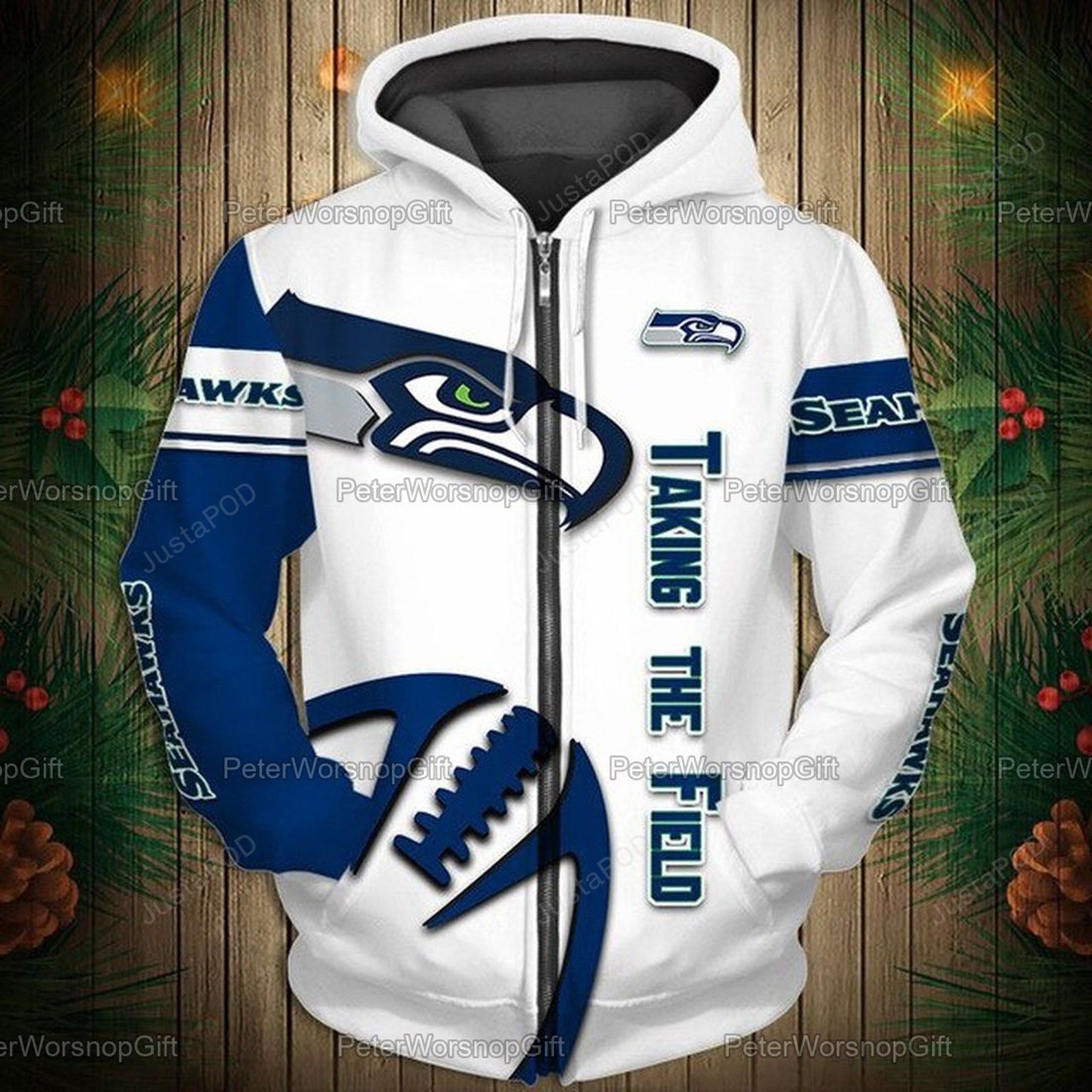 Seattle Seahawks Nfl 3d All Over Print Hoodie Zip-up Hoodie-trungten-7rgg5