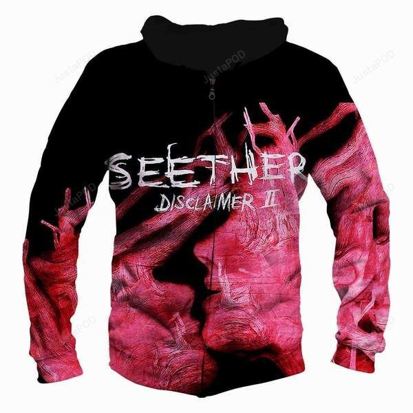 Seether 3d All Over Print Hoodie Zip-up Hoodie