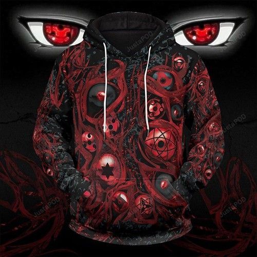 Sharingan Eyes Unisex Pullover 3d Hoodie For Men For Women All Over Printed Hoodie