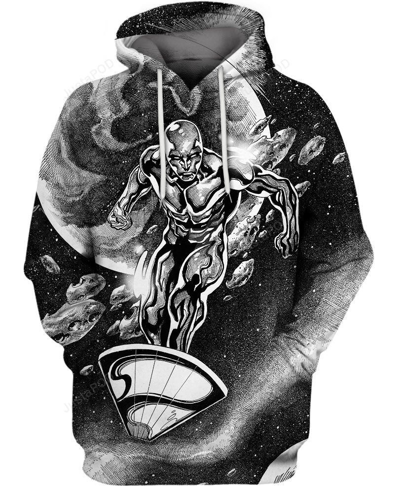 Silver Surfer The Flash 3d All Over Print Hoodie Zip-up Hoodie