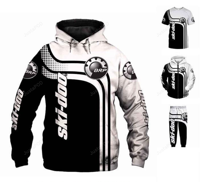 Ski Doo Brp Snowmobile Lover 3d All Over Print Hoodie Zip-up Hoodie