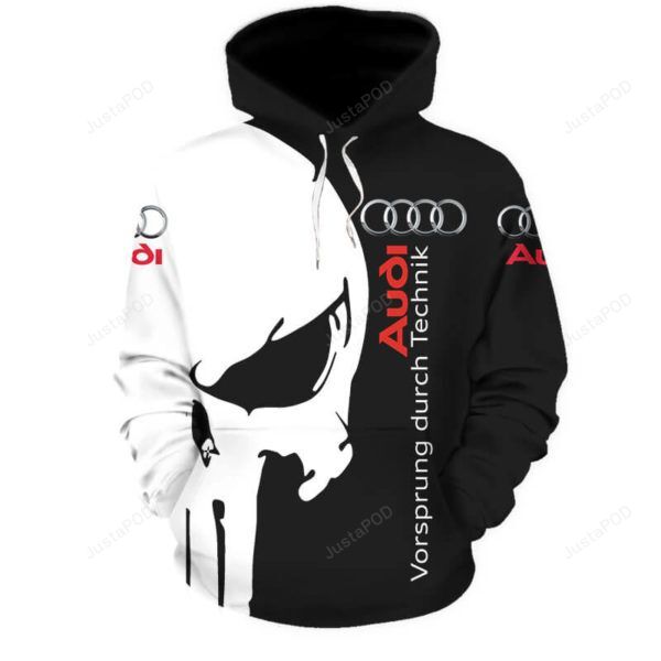 Skull Audi Vorsprung Durch Technik Men And Women 3d Hoodie Shirt Skull Audi Vorsprung Durch Technik 3d Shirt