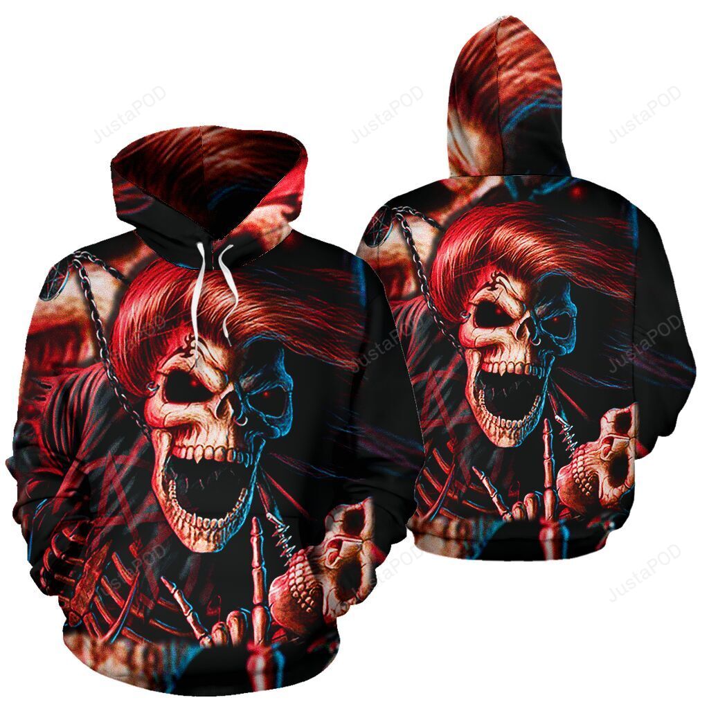 Skull Hoodie 3d All Over Print Hoodie Zip-up Hoodie-trungten-mc9or