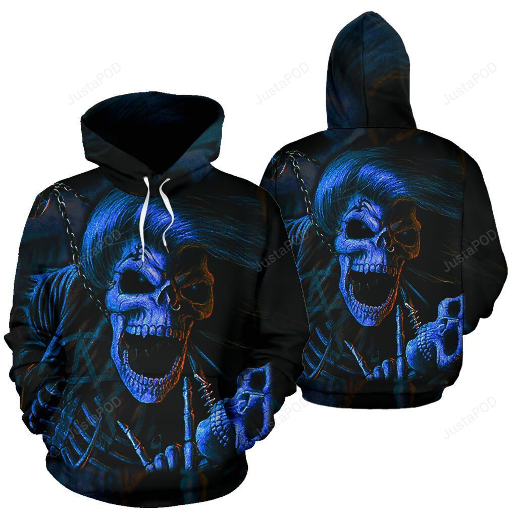 Skull Hoodie 3d All Over Print Hoodie Zip-up Hoodie-trungten-zkgw1