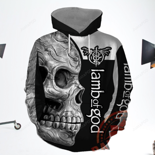 Skull Lamb Of God Rock Band Men And Women 3d Hoodie Shirt Skull Lamb Of God Rock Band 3d Shirt Skull Lamb Of God Rock Band 3d All Over Printed Shirt