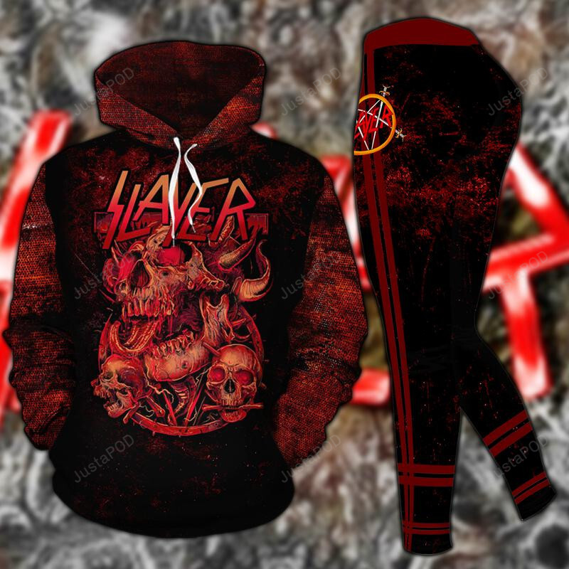 Slayer Apparel Hoodie And Legging All Over Printed