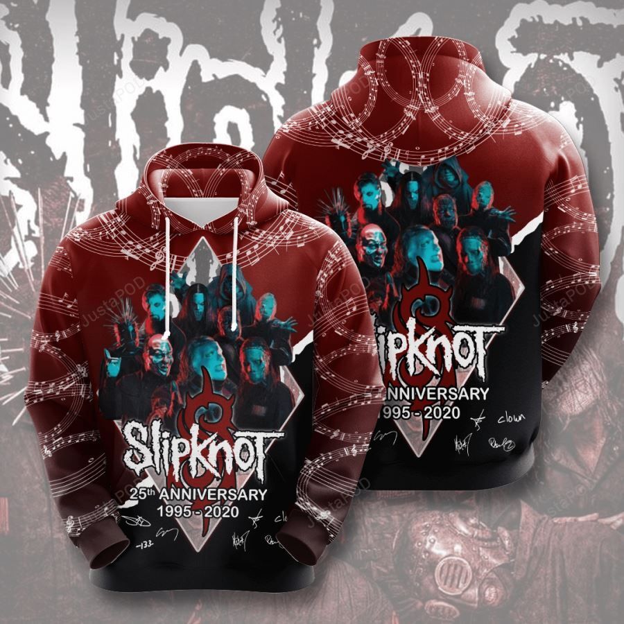 Slipknot 25th Anniversary 3d All Over Print Hoodie Zip-up Hoodie-trungten-qluyw