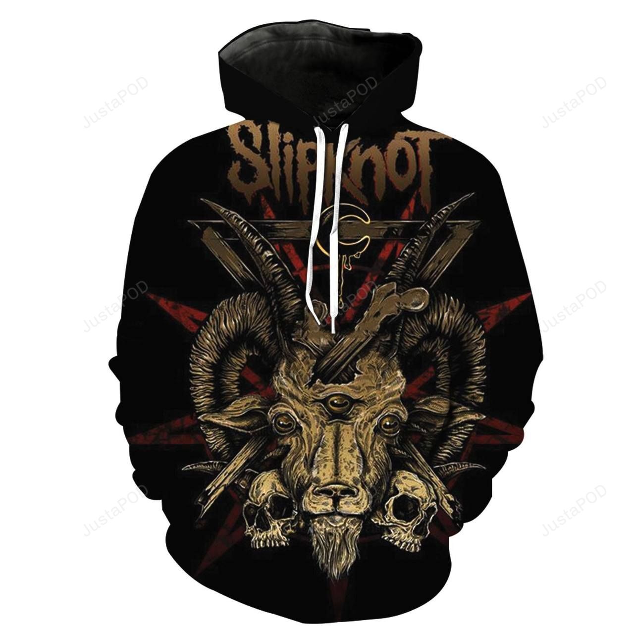 Slipknot 3d All Over Print Hoodie Zip-up Hoodie