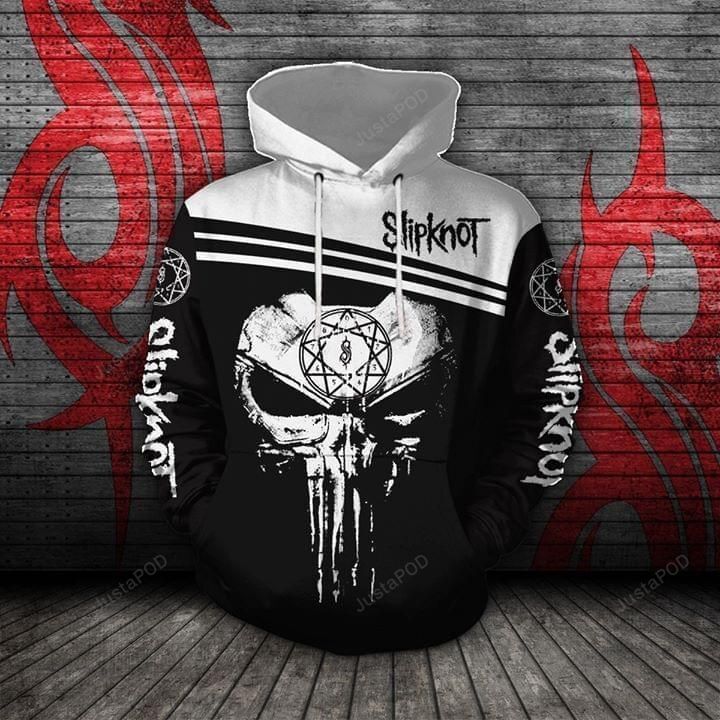 Slipknot Skull 3d All Over Print Hoodie Zip-up Hoodie