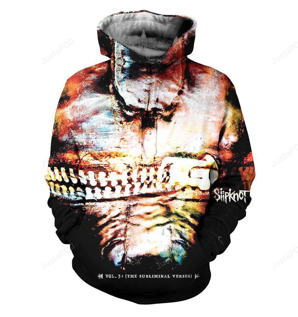 Slipknot Vol 3 The Subliminal Verses 3d Hoodie