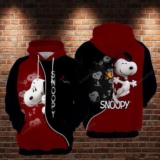 Snoopy Woodstock 3d All Over Print Hoodie Zip-up Hoodie