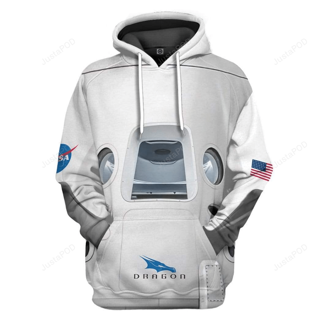 Spacex Shuttle For Unisex 3d All Print Hoodie Zip- Up Hoodie