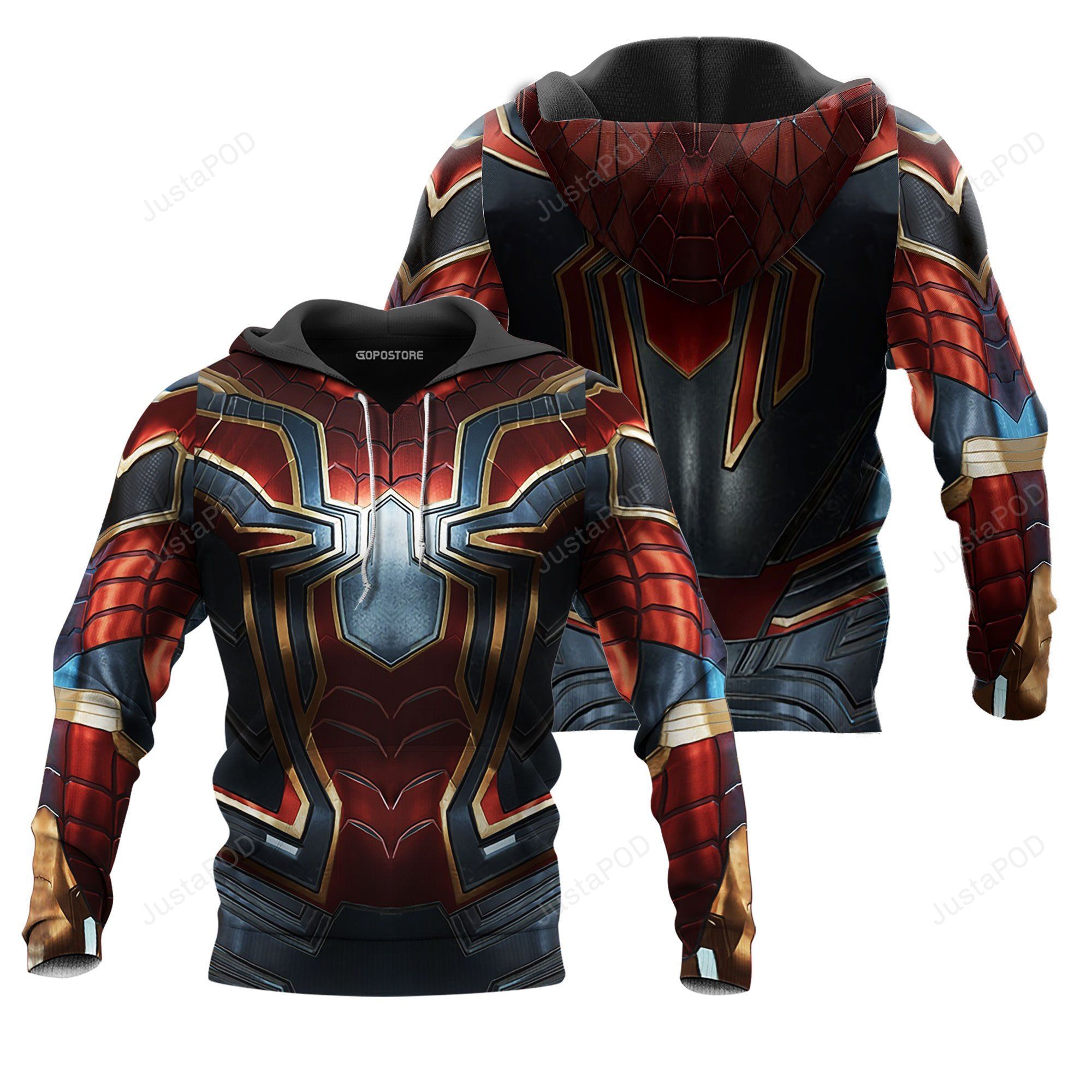 Spider Man Iron Spider Suit 3d Hoodie