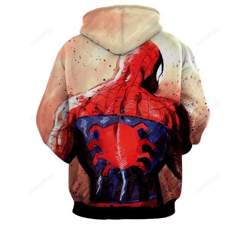 Spiderman 3d All Over Print Hoodie-trungten-kp8tk