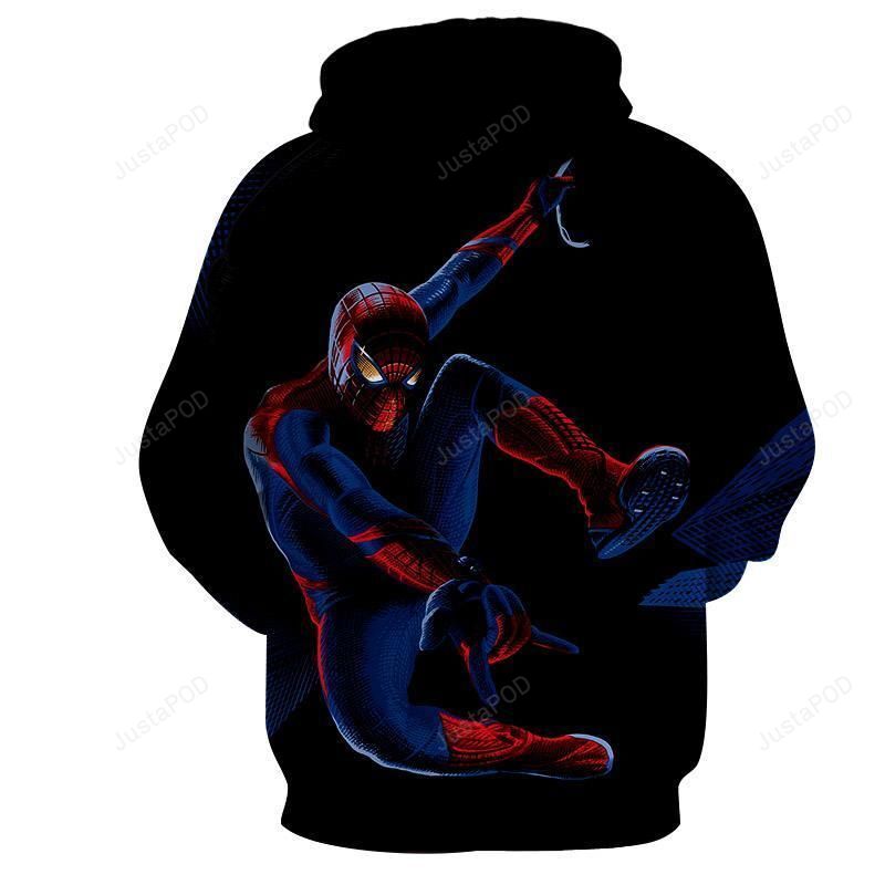 Spiderman 3d All Over Print Hoodie