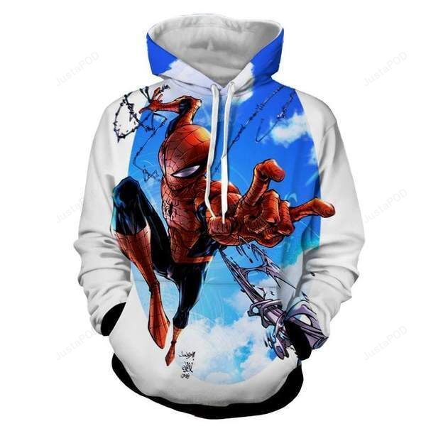 Spiderman Webbingit 3d All Over Print Hoodie Zip-up Hoodie