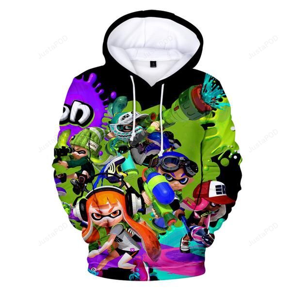 Splatoon 3d All Over Print Hoodie Zip-up Hoodie-trungten-bqohd